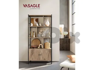 Bookcase, 4-Tier Bookcase, Storage Cabinet