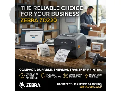 zebra thermal barcode label printer usb
