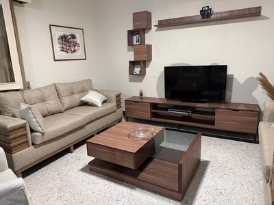 center table wood 2 colors