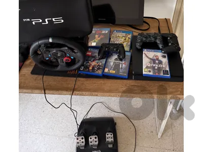 ps4 with logitech 29 driving force racing wheel