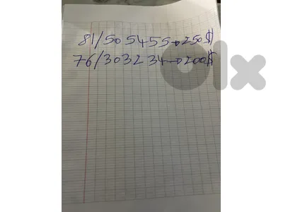 اعلان بيع ارقام تشريج الفا