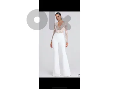 Nadine Merabi white jumpsuit