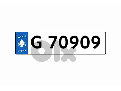 Special 5 Digits Car Plate Number