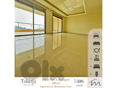 Tabarja | Brand New 180m² | 3 Balconies | Prime Neighborhood | View