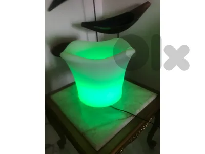 led bucket for ice or flower