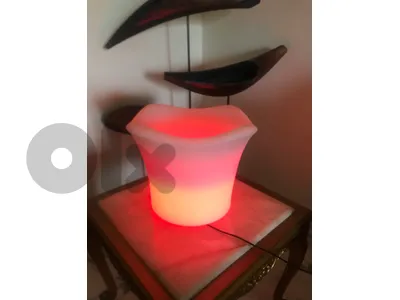 led bucket for ice or flower