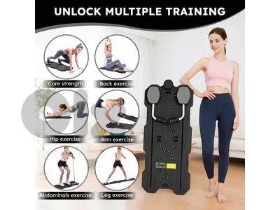 7-in-1 Foldable Pilates Reformer & Push-Up Board 7-in-1 Foldable Pilates Reformer & Push-Up Board