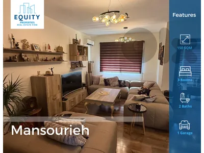 Furnished 150 SQM Apartment For Sale In Mansourieh شقة للبيع #CB37251