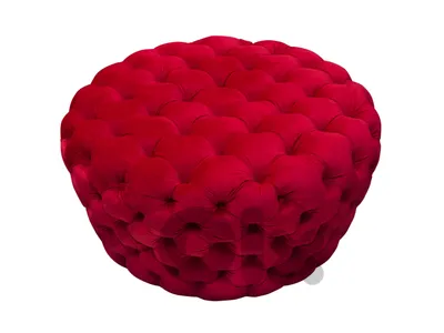 red pouf