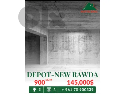 900 sqm Depot For Sale in New Rawda