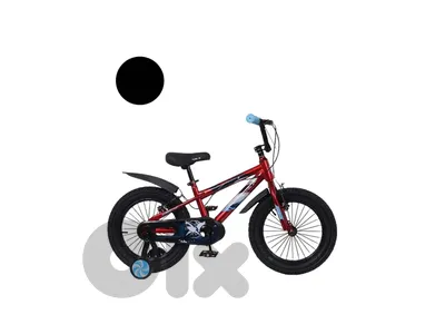 Kids Bicycle with 2 Training Wheels 16"-دراجة أطفال مع عجلتين جانبيتين