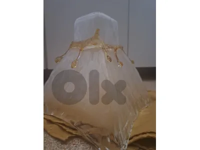 Never Used Glass Lampshade /جديد غطاء لمبة قزاز