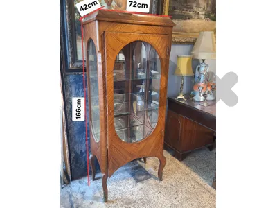 french antique vetrine display cabinet