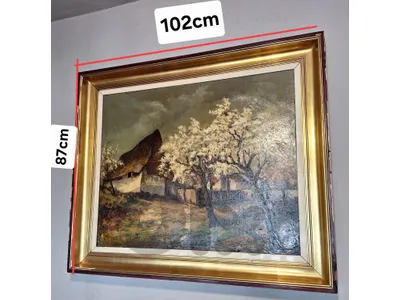 colling 1952 signed european oil painting