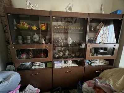 طاولة سفرة كاملة 8 كراسي مع ڤاترين