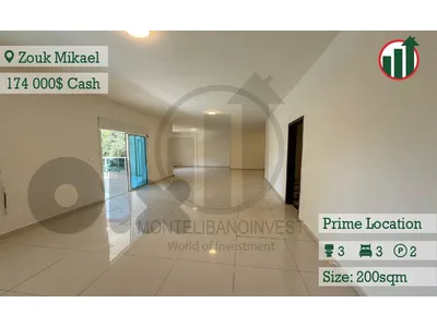Apartment for Sale in Zouk Mikael !!
