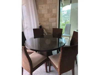 dinner table bamboo