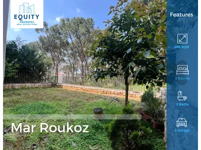 200 SQM Apartment With 90 Garden For Sale In Mar Roukoz #RS37653 200 SQM Apartment With 90 Garden For Sale In Mar Roukoz #RS37653