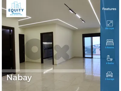 265 SQM Apartment With Terrace For Sale In Nabay شقة للبيع #RH37957 265 SQM Apartment With Terrace For Sale In Nabay شقة للبيع #RH37957
