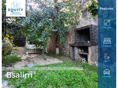 Furnished 140 SQM Apartment With 70 Garden For Sale In Bsalim #RH38250