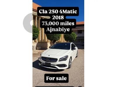Mercedes-Benz CLA-Class 2018 4 matic