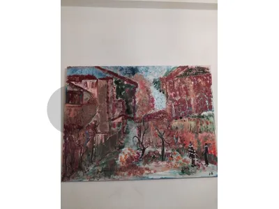 رسم زيتي