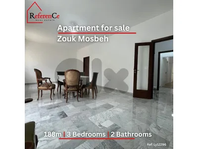 Renovated apartment in Zouk mosbeh for sale شقة جديده في زوق مصبح للبيع