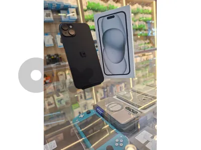 Used iphone 15 plus 128 gb black  *430 cycle