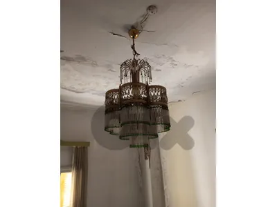 1950s mid century Italian Chandelier Murano Glass