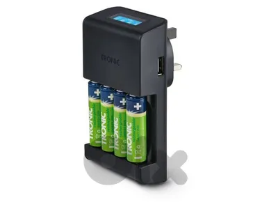 tronic batteries charger with 4 batteries