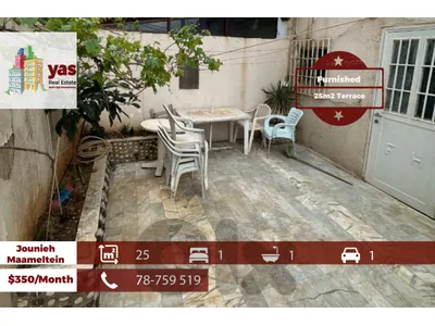 Jounieh/Maameltein 25m2 | 25m2 Terrace | Furnished | Partial View | IV