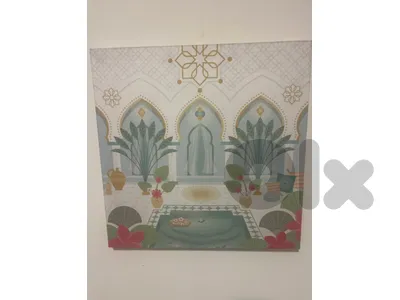 fabric print painting