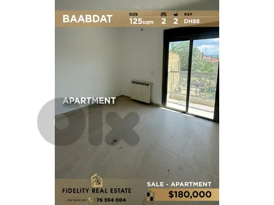 Apartment for sale in Baabdat DH88 شقة للبيع في بعبدات Apartment for sale in Baabdat DH88 شقة للبيع في بعبدات
