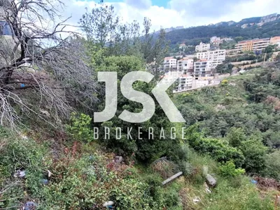 L21369- 1000 SQM Land With Mountain View For Sale In Qannabet Broumana