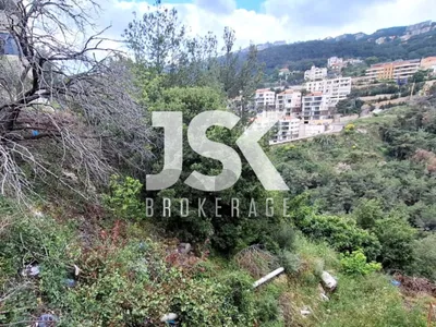 L21369- 1000 SQM Land With Mountain View For Sale In Qannabet Broumana