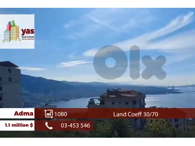 Adma 1080m2 | Land | Coeff 30/70 | Open Sea View | OH