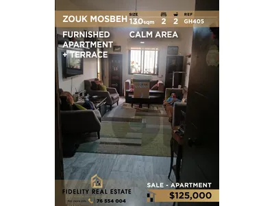 Apartment for sale in Zouk Mosbeh GH405 شقة مفروشة للبيع في زوق مصبح