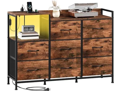 Dresser with Charging Station