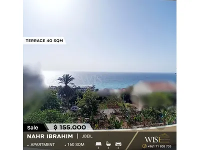 160 SQM Apartment  with terrace for SALE in Nahr Ibrahim !