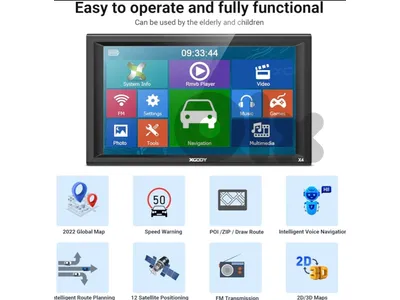 Xgody 9 Inch Bluetooth Sat Nav Xgody 9 Inch Bluetooth Sat Nav