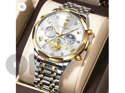 Poedagar Chrono 938 silver gold white 23$