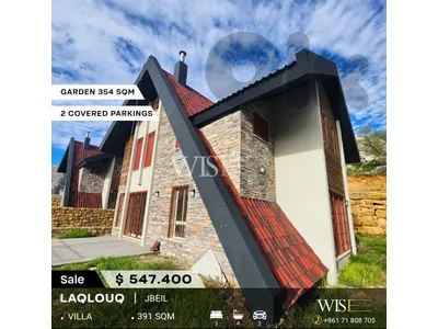 🏠 Stunning 391 SQM Villa with Garden for SALE in Laklouk!