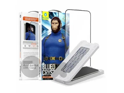 Blueo Crystal Anti-Scratch Screen Protector Applicator for Apple iPhone 17 Pro / 17 / 16 Pro