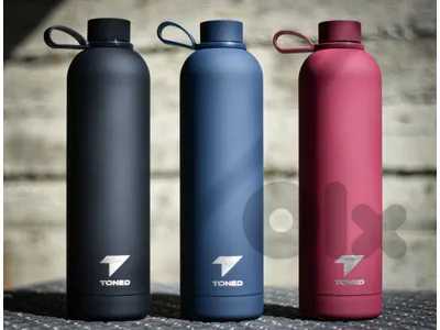 1 Liter double wall stainless steel water bottle