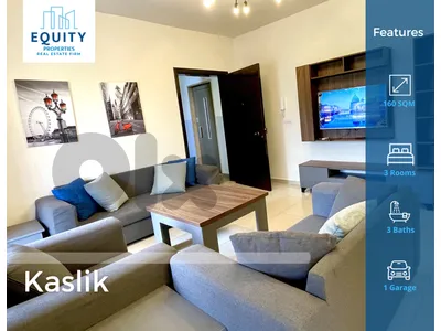 Furnished 160 SQM Apartment For Rent In Kaslik شقة للبيع #RK38758
