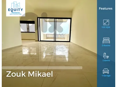 120 SQM Apartment For Rent In Zouk Mikael شقة للإيجار #RK39026