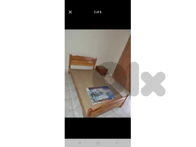 تخت كموند خشب مسيف مفرد ونصف موجود مفروشات