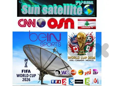 SUN-SAT US-A-F75X(SATELLITE) تركيب الدش في لبنان