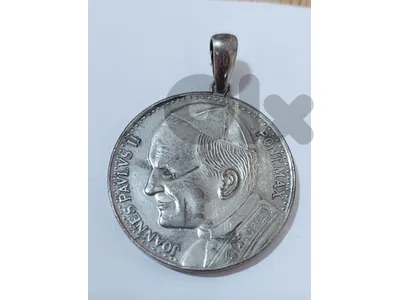 John Paul II silver plated Memorial Commomrative Coin