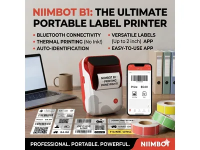 niimbot portable label stuckers printer bluetooth